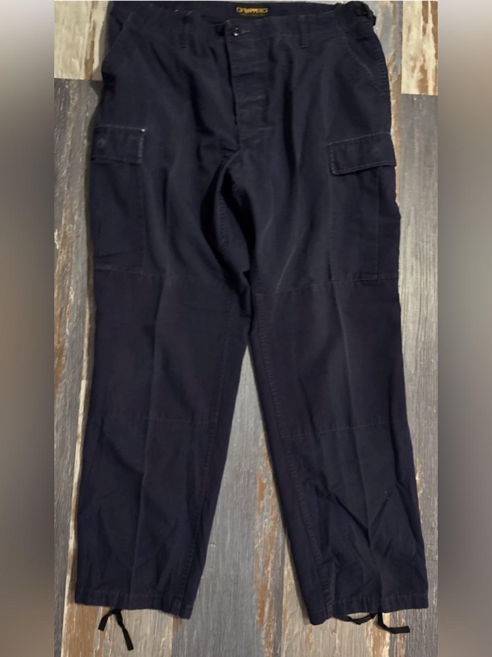 Propper Technicians Pants Mens Large Blue Combat Cargo Trousers Ripstop 38x32